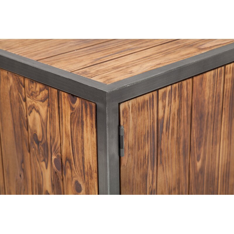 Rex TV Stand for TVs up to 70" Two Doors that Open to Storage