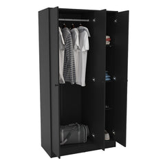 Black Rhiannon Armoire Stain and Scratch Resistant