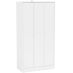 White Rhiannon Armoire Extra Storage Space Indoor Furniture
