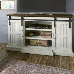Old Wood White TV Stand for TVs up to 70" Upporting your TV as it is for Giving your Home that Stylish Rustic Cottage Look Store