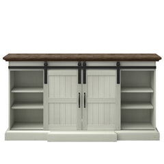 Old Wood White TV Stand for TVs up to 70" Upporting your TV as it is for Giving your Home that Stylish Rustic Cottage Look Store