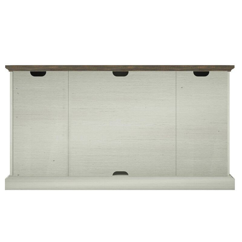Old Wood White TV Stand for TVs up to 70" Upporting your TV as it is for Giving your Home that Stylish Rustic Cottage Look Store
