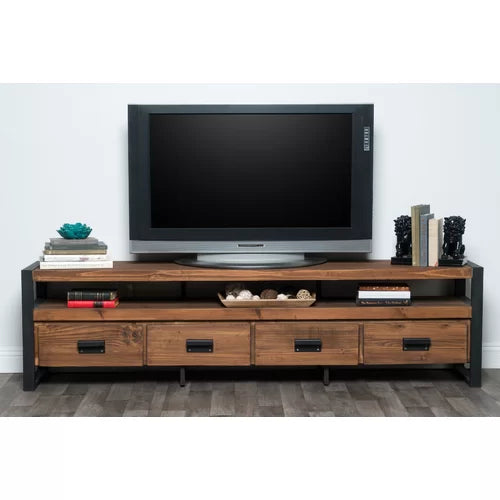 Rhys TV Stand for TVs up to 88" Industrial Style and a Modern Finish