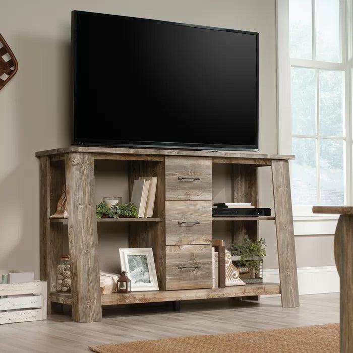 TV Stand for TVs up to 60" Add a Touch of Rustic-Inspired Style to Any Room