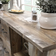 TV Stand for TVs up to 60" Add a Touch of Rustic-Inspired Style to Any Room