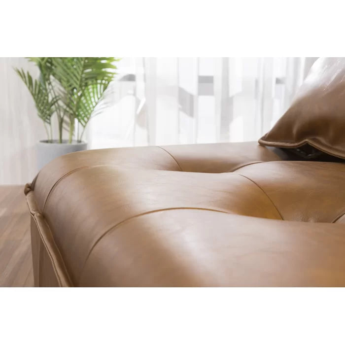 Vitange Brown 41.5" Wide Velvet Modular Corner Sectional Brings Modern Style to your Living Room