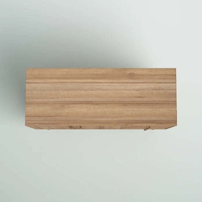 46.5'' Wide 3 Drawer Server Splayed Legs Adjustable Shelves Solid and Engineered Wood