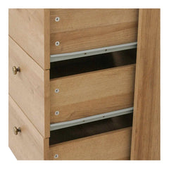 46.5'' Wide 3 Drawer Server Splayed Legs Adjustable Shelves Solid and Engineered Wood