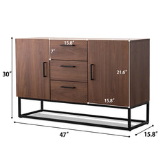 Robynn 47'' Wide 3 Drawer Server add Storage Sapce to your Dining Space