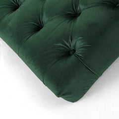 Tufted Armless Chaise Lounge Elegant Tufted Body, this Chair is Curved to Provide the Most Comfortable Shape for the Human Body