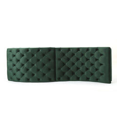 Tufted Armless Chaise Lounge Elegant Tufted Body, this Chair is Curved to Provide the Most Comfortable Shape for the Human Body