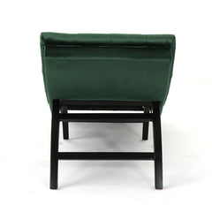 Tufted Armless Chaise Lounge Elegant Tufted Body, this Chair is Curved to Provide the Most Comfortable Shape for the Human Body