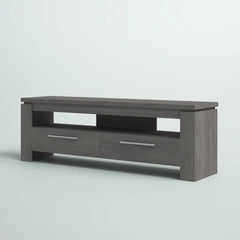Dark Gray Rorie TV Stand for TVs up to 65" Anchors your Living Room in Modern Style