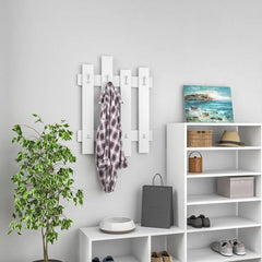 Rosas 25.2'' Wide 8 - Hook contemporary Wall Mounted Coat Rack Strength and Durability