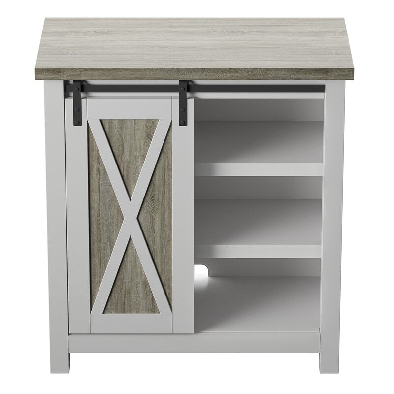 Deshmukh 1 door shop accent cabinet