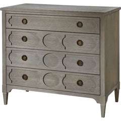Rossi 4 Drawer 38'' W Solid Wood Dresser
