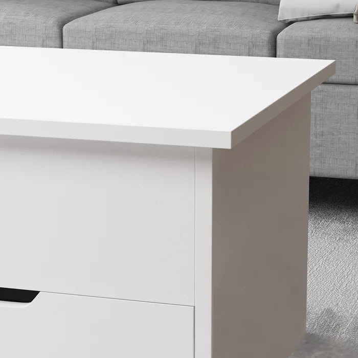 White Lift Top Coffee Table with Storage Perfect Coffee Table or Living Room