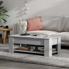 Gray Rothrock Lift Top 4 Legs Coffee Table with Storage Manufactured Wood