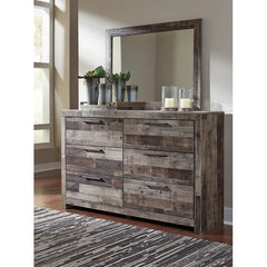 Ryant 6 Drawer 67.25'' W Double Dresser with Mirror