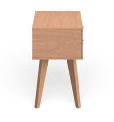 Birch 2-drawer Nightstand Perfect Addition to your Bedroom Decor Tapered Legs