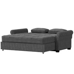 Sabrina 72.6" Rolled Arm Sofa Bed Showcases a Classic Design