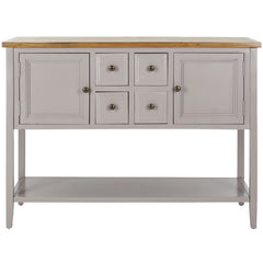 Quartz Gray 45.7'' Console Table Keep the Entryway Tidy While Crafting A Welcoming Display