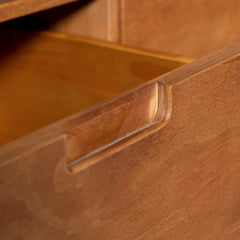 Caramel Sadie Solid Wood TV Stand for TVs up to 65" Mid Century Modern Perch