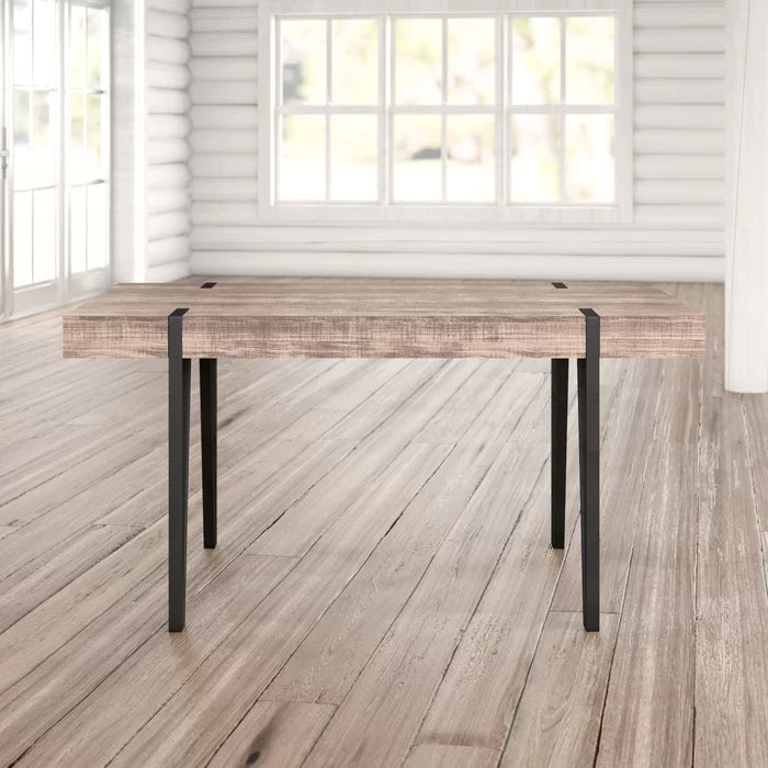 Canyon Gray Salemburg 59.1'' Dining Table Clean Lined Design