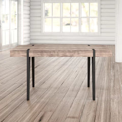 Canyon Gray Salemburg 59.1'' Dining Table Clean Lined Design