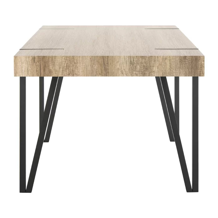 Canyon Gray Salemburg 59.1'' Dining Table Clean Lined Design