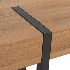 Natural Salemburg 59.1'' Dining Table Clean Lined Design
