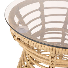Wicker Side Table 15.50" W x 15.50" L x 15.50" H Unconventional Yet Sleek Look for your Patio Space