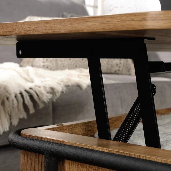 Sandridge Lift Top Coffee Table with Storage Perfect Coffee Table Rustic-Inspired Style