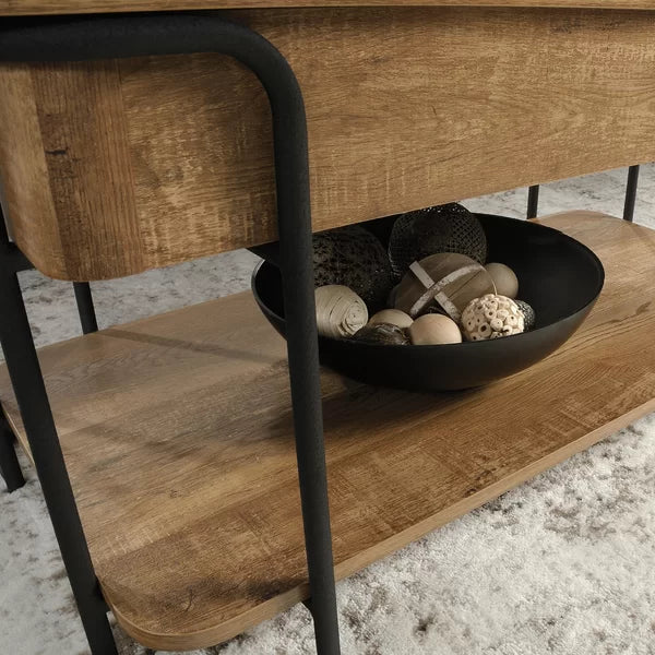 Sandridge Lift Top Coffee Table with Storage Perfect Coffee Table Rustic-Inspired Style