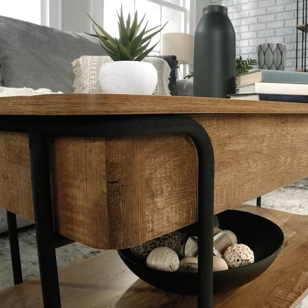 Sandridge Lift Top Coffee Table with Storage Perfect Coffee Table Rustic-Inspired Style