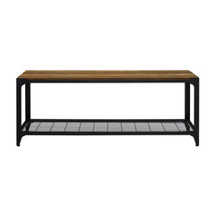 Shoe Storage Bench Type Shelves Durable Laminate Powder Coated Metal
