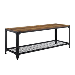Shoe Storage Bench Type Shelves Durable Laminate Powder Coated Metal