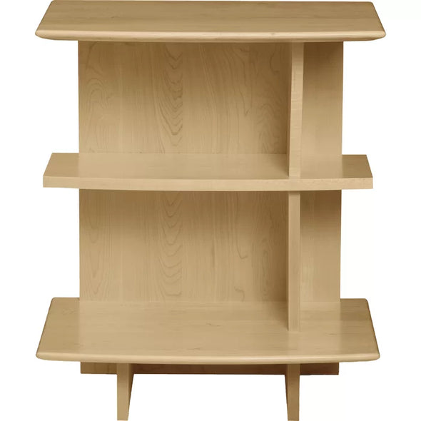 Natural Maple Sarah 26'' Tall Solid Wood Nightstand Offer Plenty Storage Space