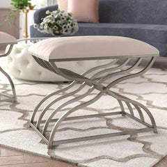 Savell 20'' Tall Metal Vanity Stool Indoor Aesthetic Furniture Design