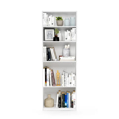 White Sayef 71.1'' H x 24.4'' W Standard Bookcase Eye Catching Accents or Stick