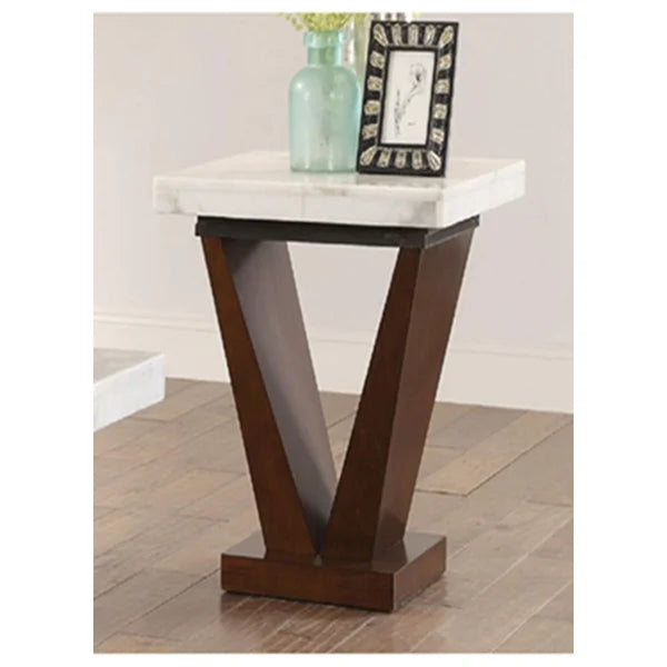 Solid Wood Sayer Pedestal Coffee Table Contemporary Style