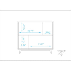 35.43" Wide Server Perfect for your Dining Room Bookcase or Side Table for your Living Room