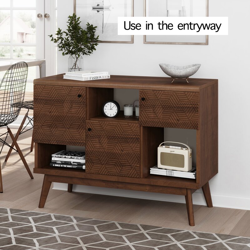 Scandi Tv Stand Media Console For Tv's Up To 43'' Quality Materials