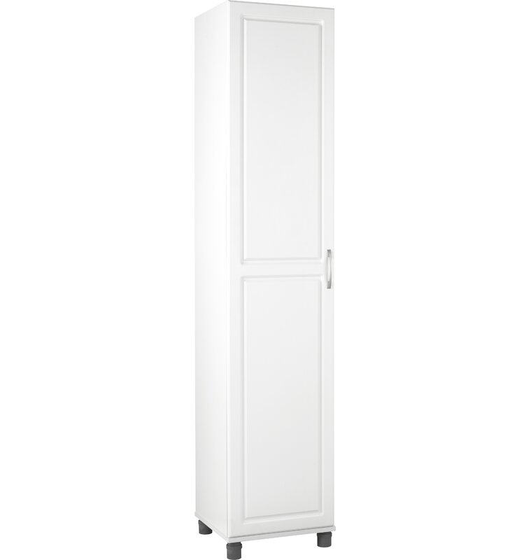 White Scholl Armoire Laminated MDF and Particleboard