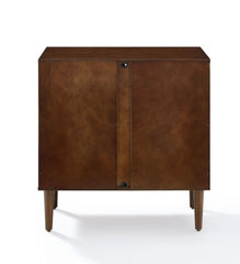 1 Everett Console Mid-century Cabinet in Mahogany Perfect Solution for Small Space Storage Needs