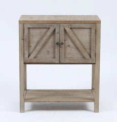 1 - Wood Farmhouse Storage Cabinet Homely style to any room with offering plenty of storage.