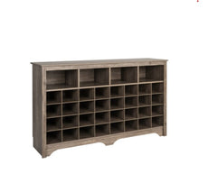 1 - Entryway Shoe Cubby Console 60" Spot for your favorite lamp and decorative items