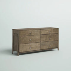 Selman 6 Drawer 60.8'' W Double Dresser Soft/Self Close Drawers Plenty of Storage Space