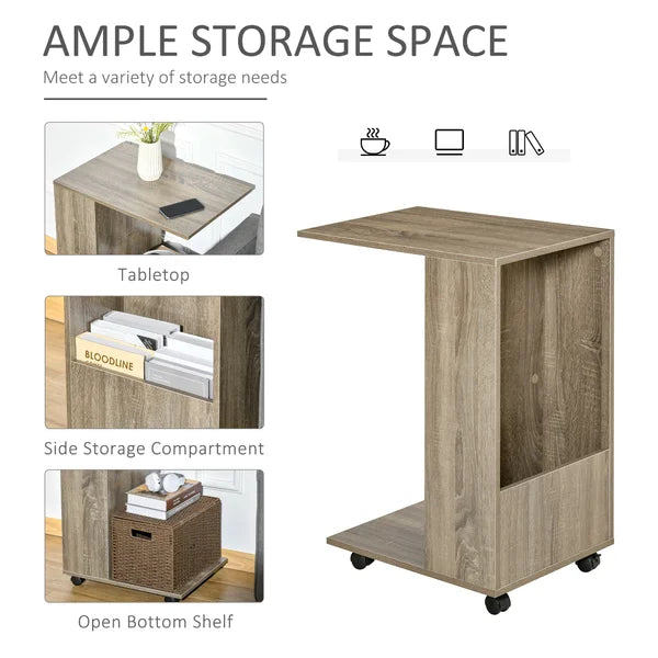 Semesa 27.5'' Tall Nightstand in Brown Ample Storage Space