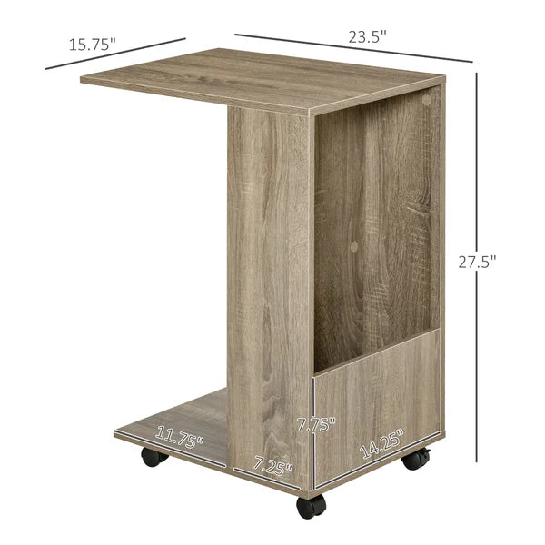 Semesa 27.5'' Tall Nightstand in Brown Ample Storage Space